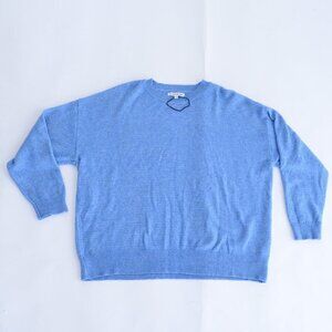 Elizabeth and James Blue Knit Crewneck  Sweater Size XXL